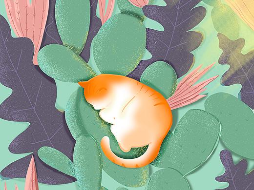 懒猫（个人主页-ZNTY5ODUxNDQ=） - 儿童插画 - 站酷设计师阿呆是只猫原创素材 - 站酷ZCOOL