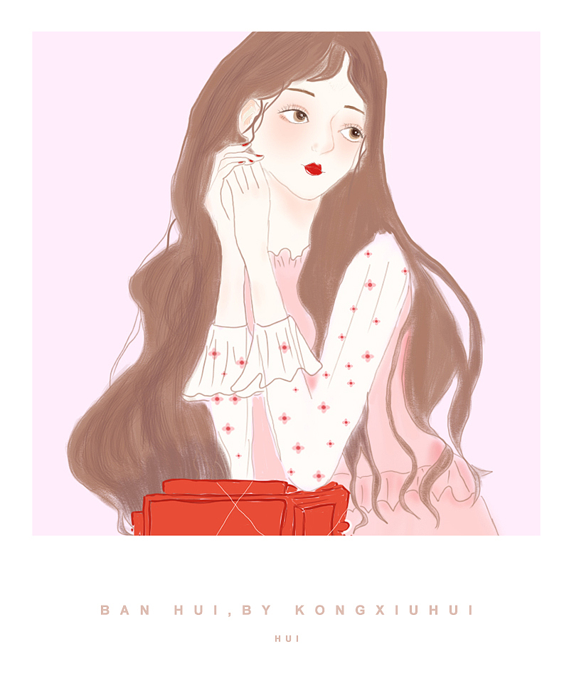 2020年2月份板绘临摹作品集（图ZMTk3NTczMzQ0） - 艺术插画 - 站酷设计师惠子小样0611原创素材 - 站酷ZCOOL