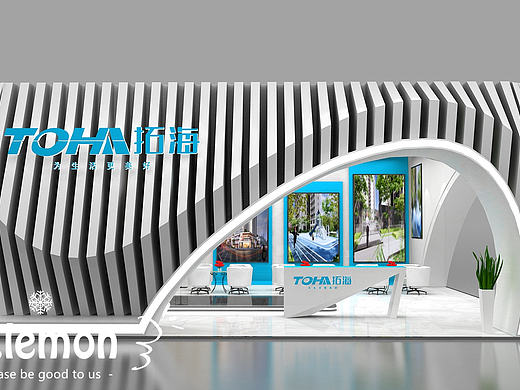 室外地产展位效果图设计