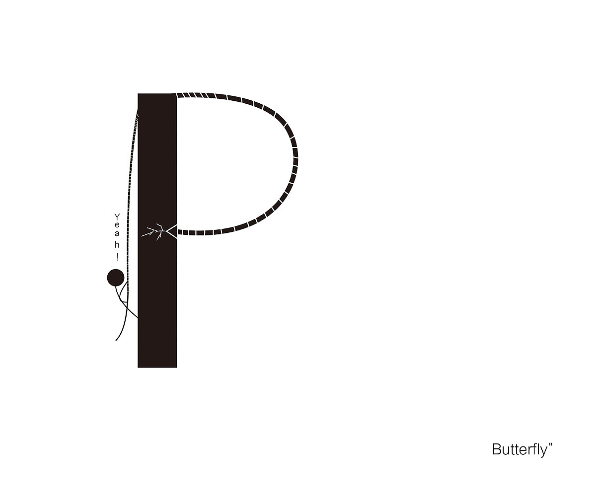 创意英文字体设计a-h