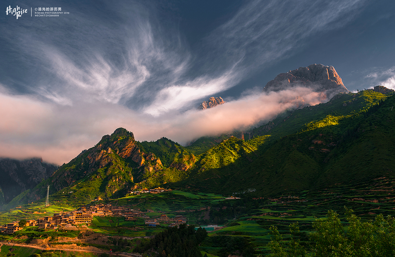 扎尕那的清晨（图ZMTY5MDUzMzQ0） - 风光摄影 - 站酷设计师牵马远逸原创素材 - 站酷ZCOOL