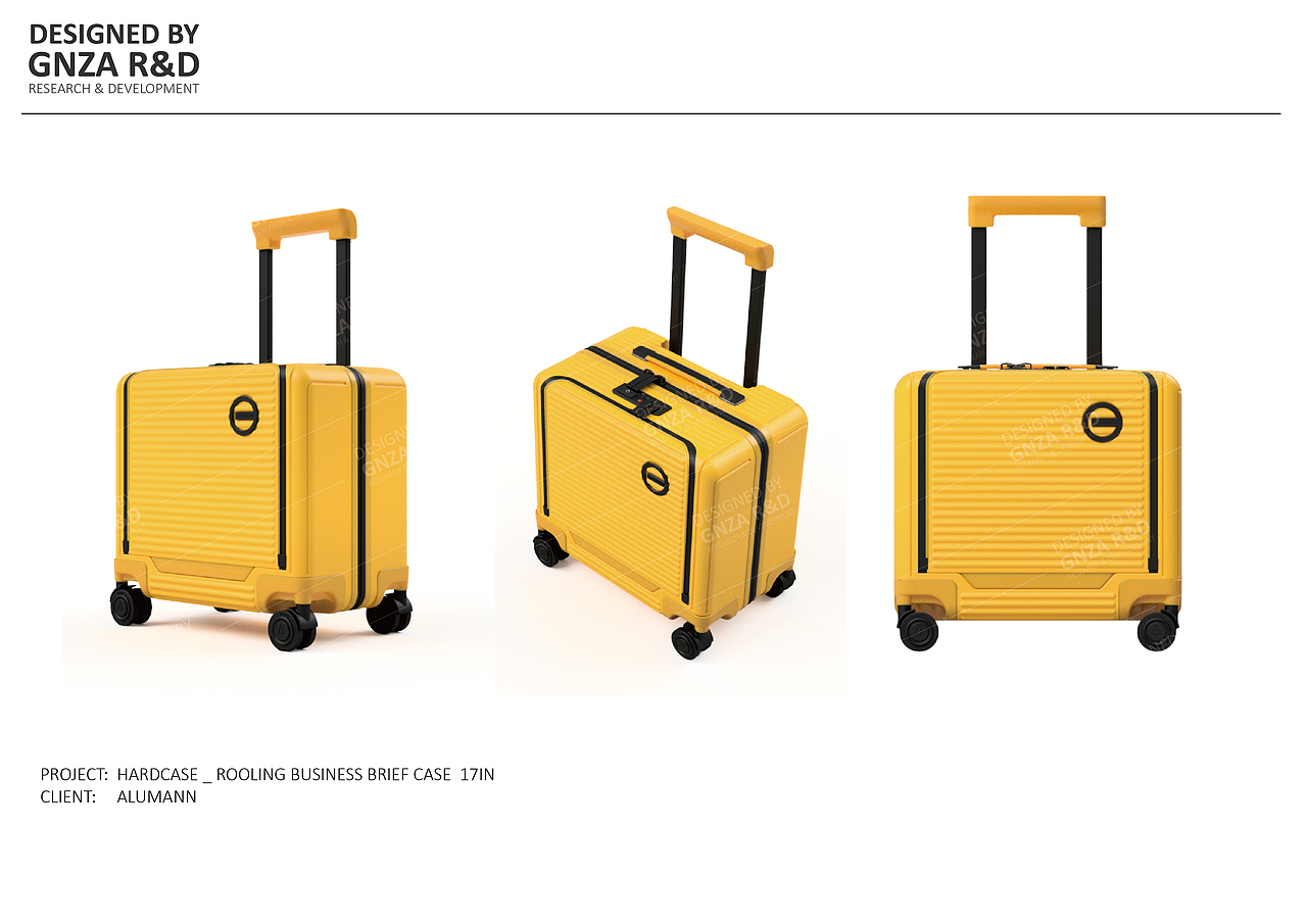 Alumann 旅漫 17in商务开盖_旅行箱