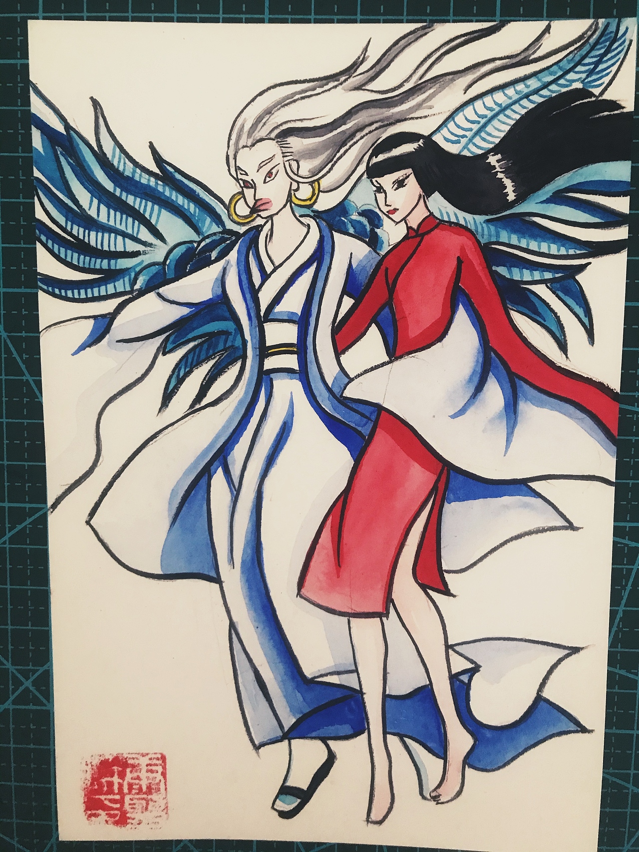 山海经之羽民国