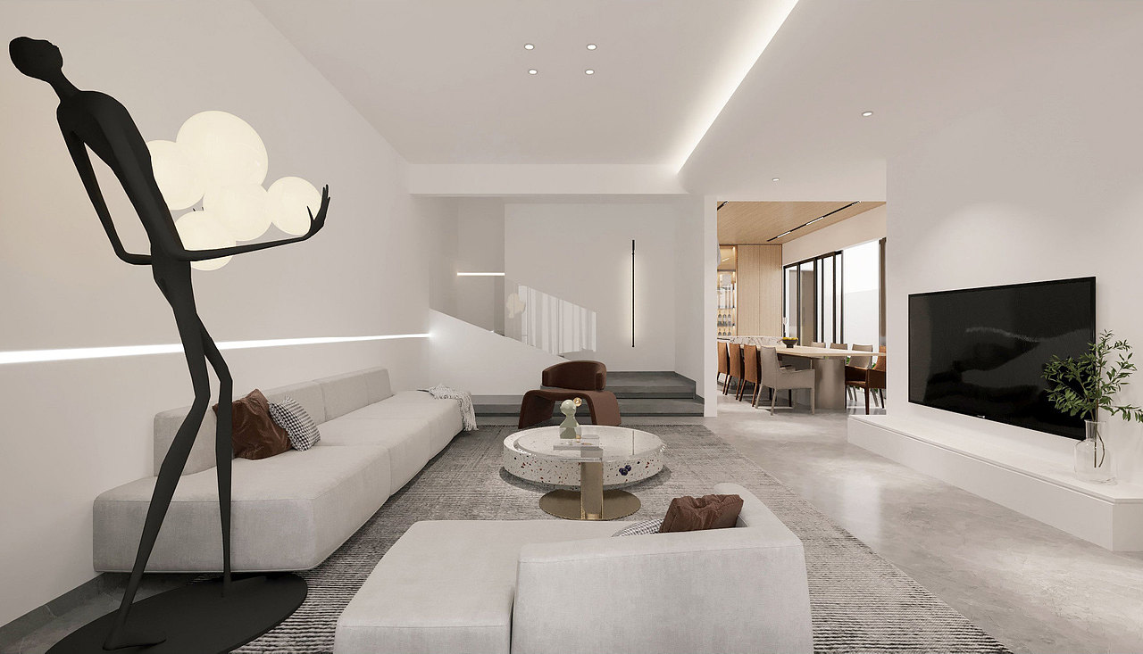 白色系简约风空间设计