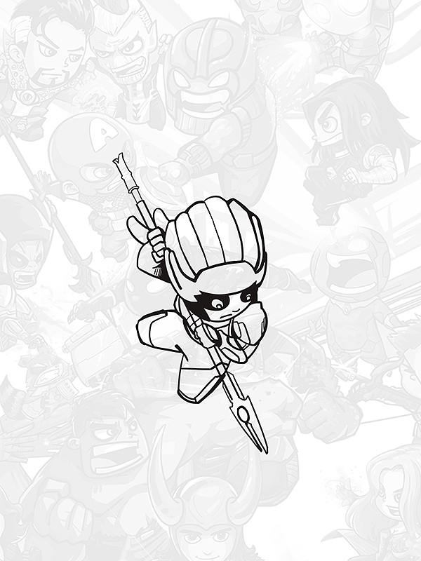 《复仇者联盟：无限战争》 系列三（图ZMTE0MjM5OTQw） - 商业插画 - 站酷设计师GORGEOUS_高三欠原创素材 - 站酷ZCOOL