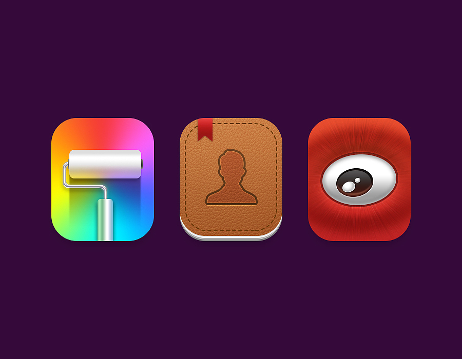 拟物化图标创作