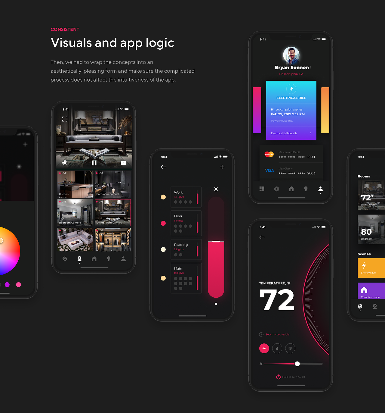 Smart Home App（图ZMTc4MjQ1OTI4） - APP界面 - 站酷设计师Shakuro原创素材 - 站酷ZCOOL
