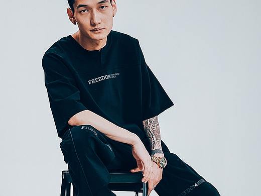 STRETAG黑色夏季短袖百搭新款男女同款T恤