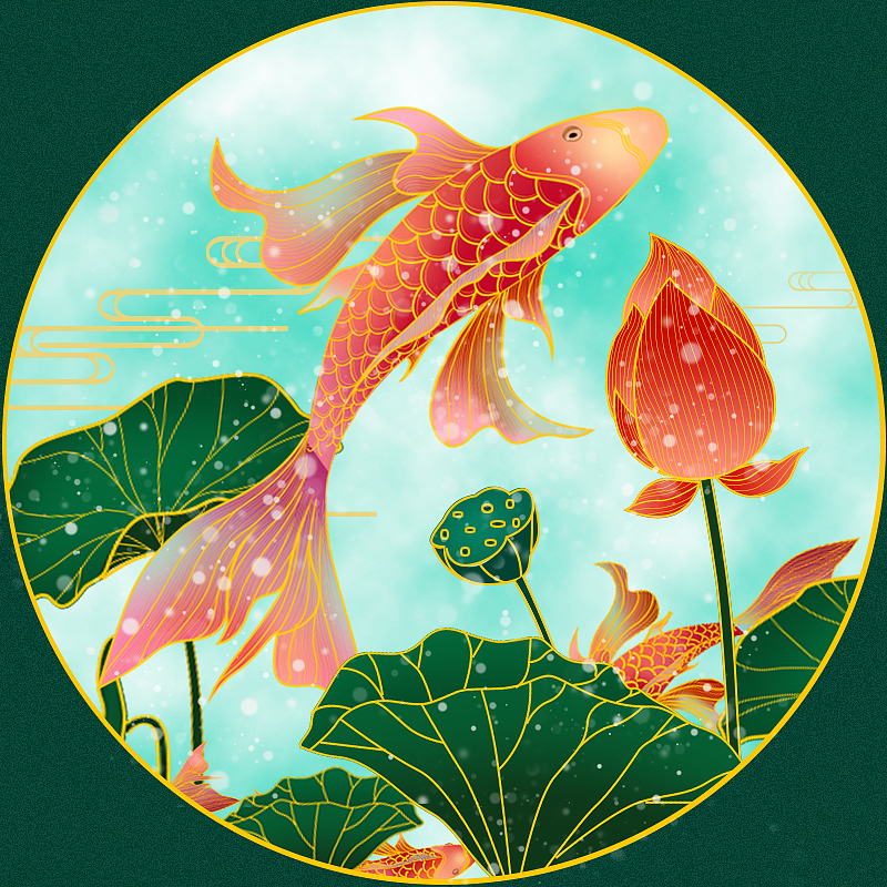 戏莲（图ZMjE3NzYyOTUy） - 创作习作 - 站酷设计师小小左儿原创素材 - 站酷ZCOOL