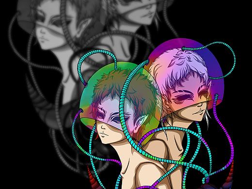 雙生子（個人主頁-ZNDIyMzY2NzI=） - 創(chuàng)作習(xí)作 - 站酷設(shè)計師潘恩原創(chuàng)素材 - 站酷ZCOOL