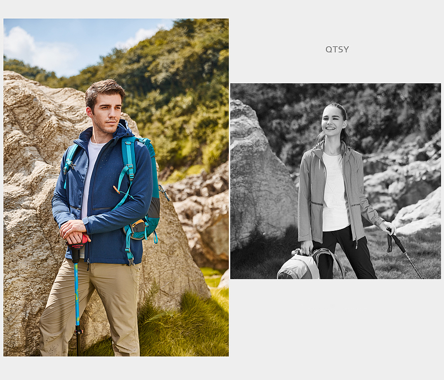 防晒系列时尚防晒衣男装女装户外登山防晒服拍摄制作