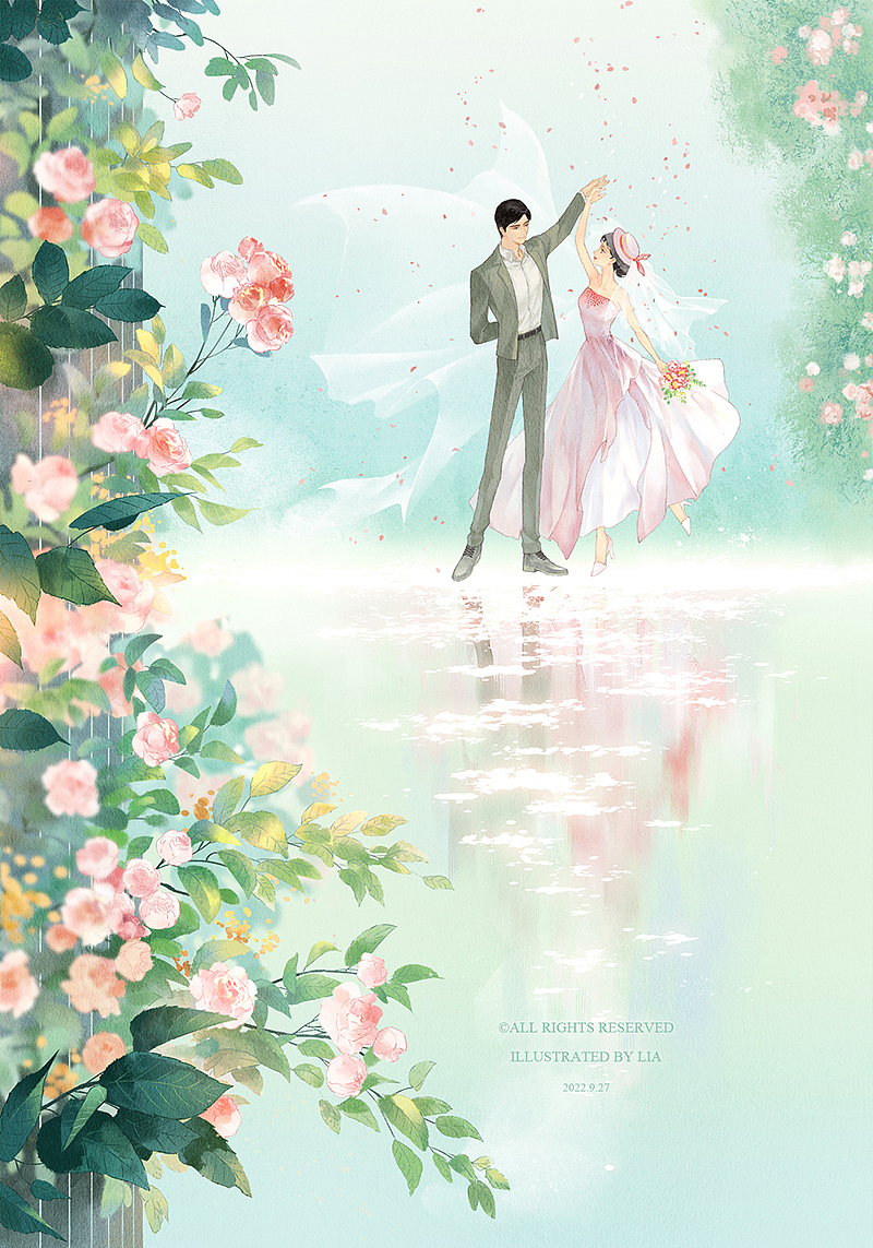 来讲一个爱情故事~（图ZMzI0OTgxMTY0） - 商业插画 - 站酷设计师Lia_竹里原创素材 - 站酷ZCOOL