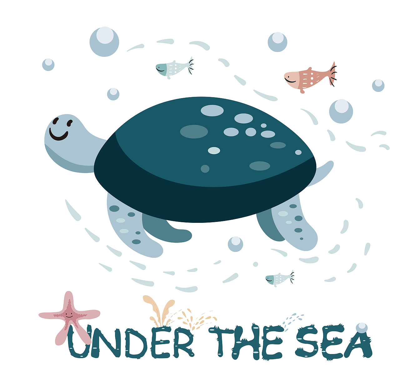 海洋生物系列插画