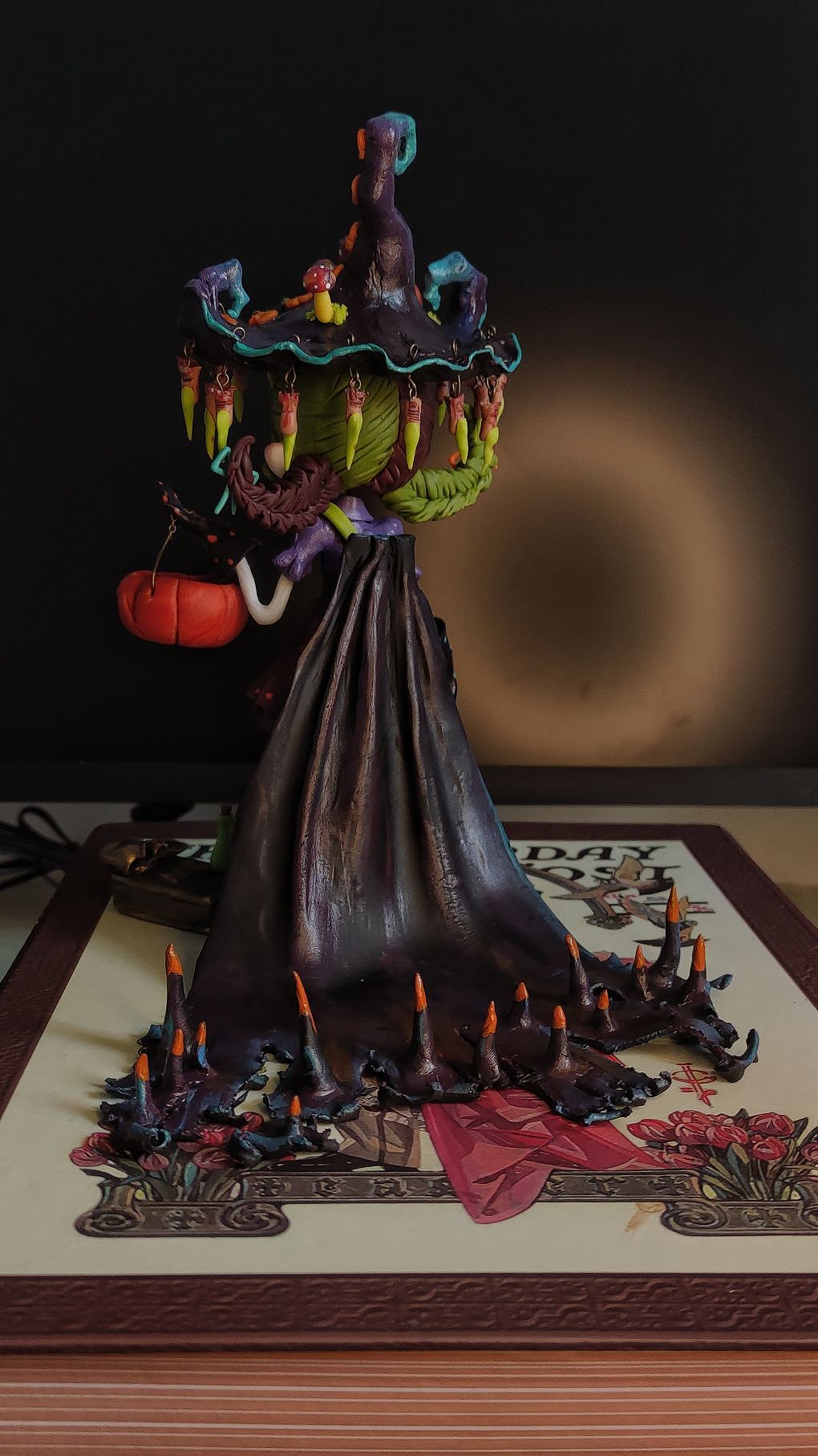 粘土自制 万圣节女巫（图ZMzIwOTkwNzg0） - 手办/模玩 - 站酷设计师画画的勺子原创素材 - 站酷ZCOOL