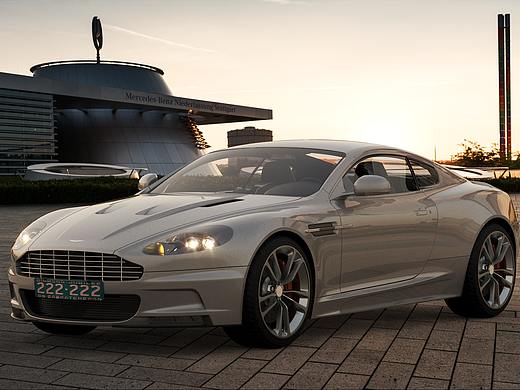 阿斯顿马丁渲染