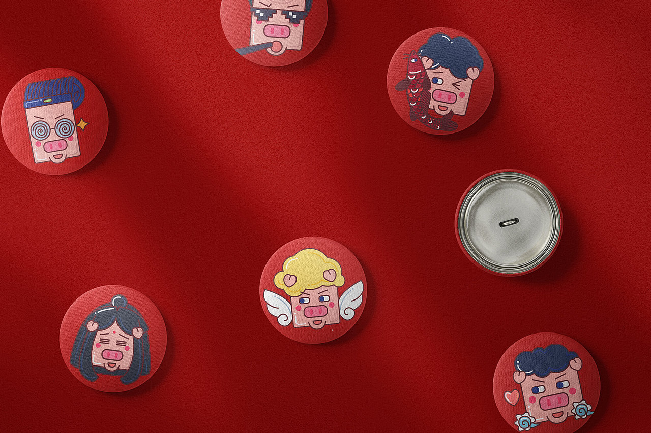 2019沪江新年social插画（图ZMTU1MjcyNzg0） - 海报 - 站酷设计师陈emo原创素材 - 站酷ZCOOL