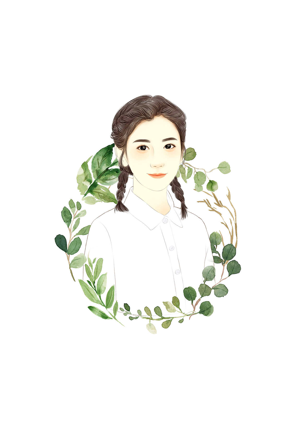 手绘人物画像（图ZMTAzMTk1MDY4） - 创作习作 - 站酷设计师朴先生手绘工作室原创素材 - 站酷ZCOOL