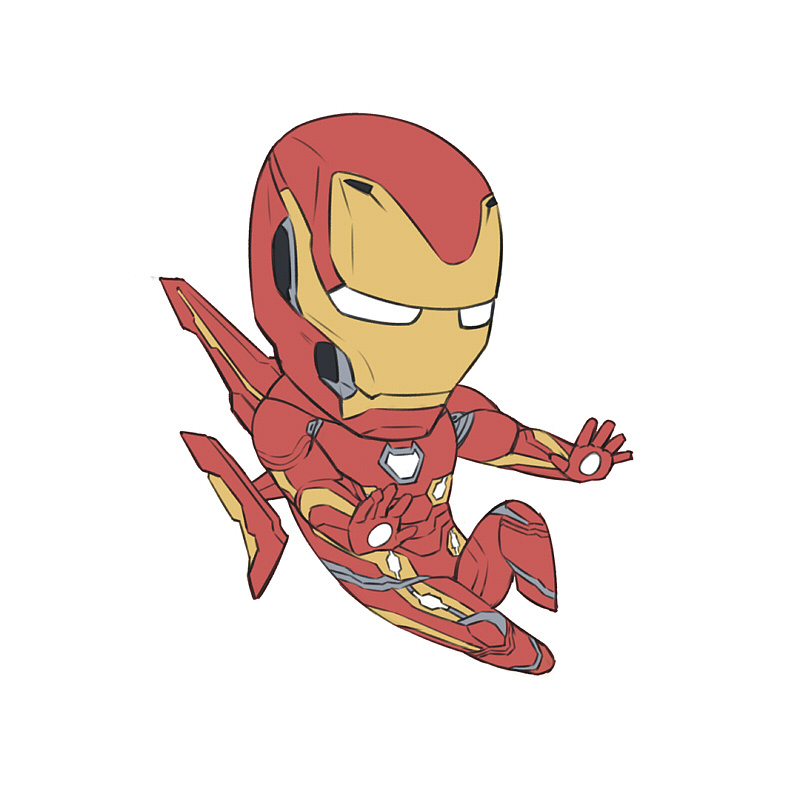 板绘q版复仇者联盟3