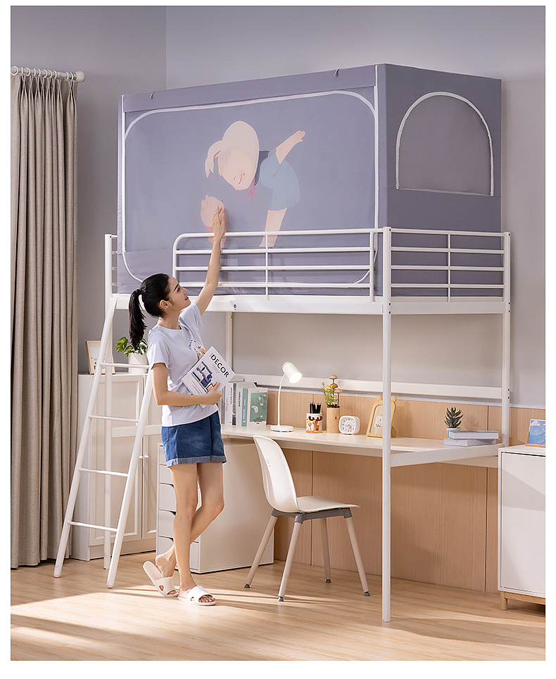 2021新款学生蚊帐详情页