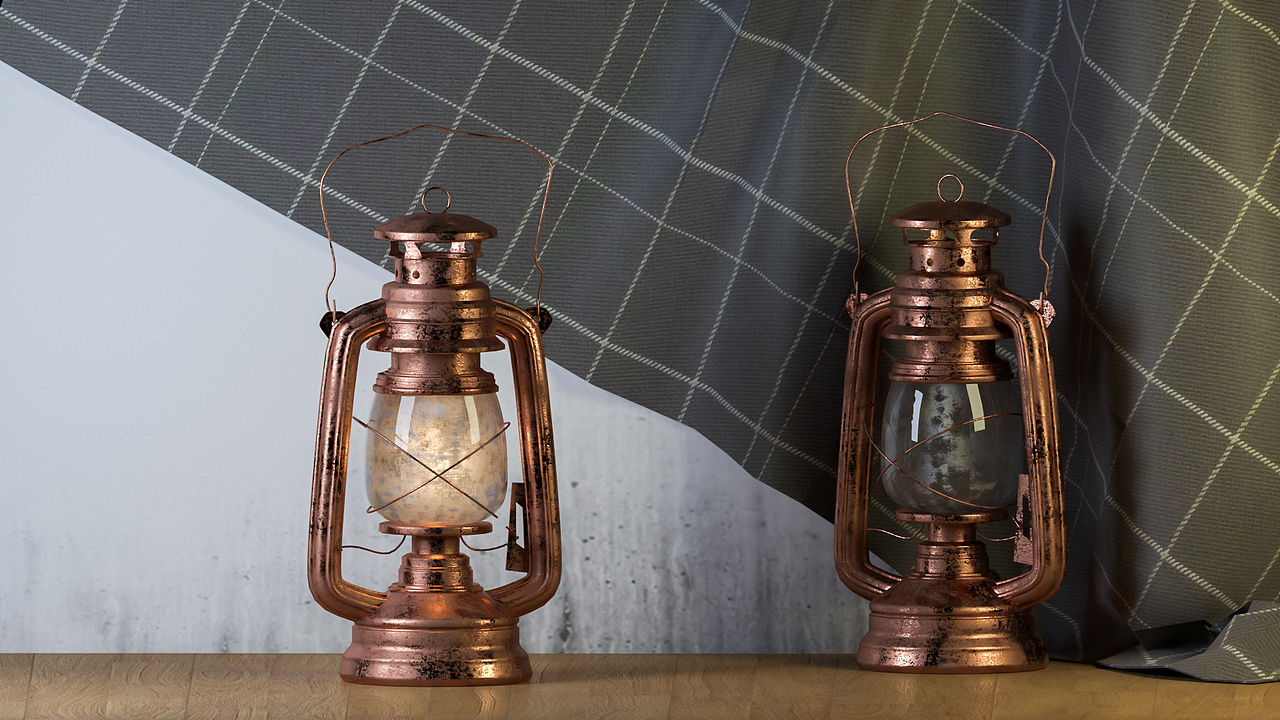 马灯建模加渲染大连|设计爱好者穆宀宀