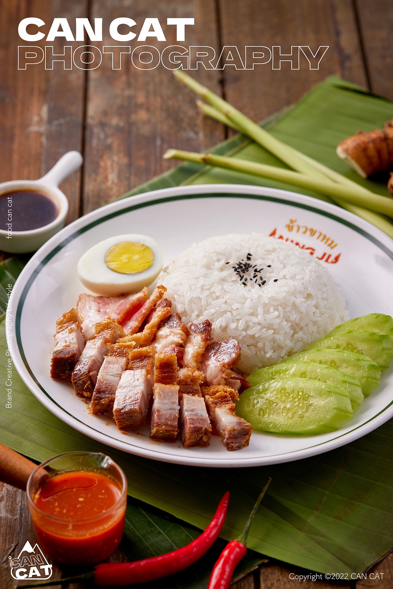 宁记泰式猪脚饭菜单美食拍摄