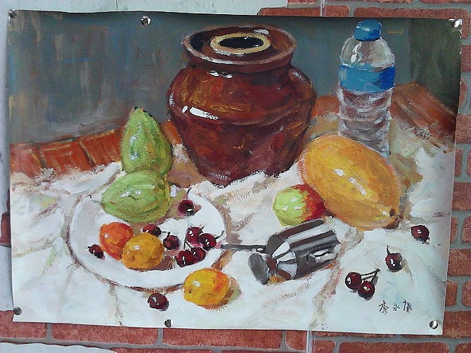 分享最近拿手绘版画的 传的比较仓促 后期进行包装哦