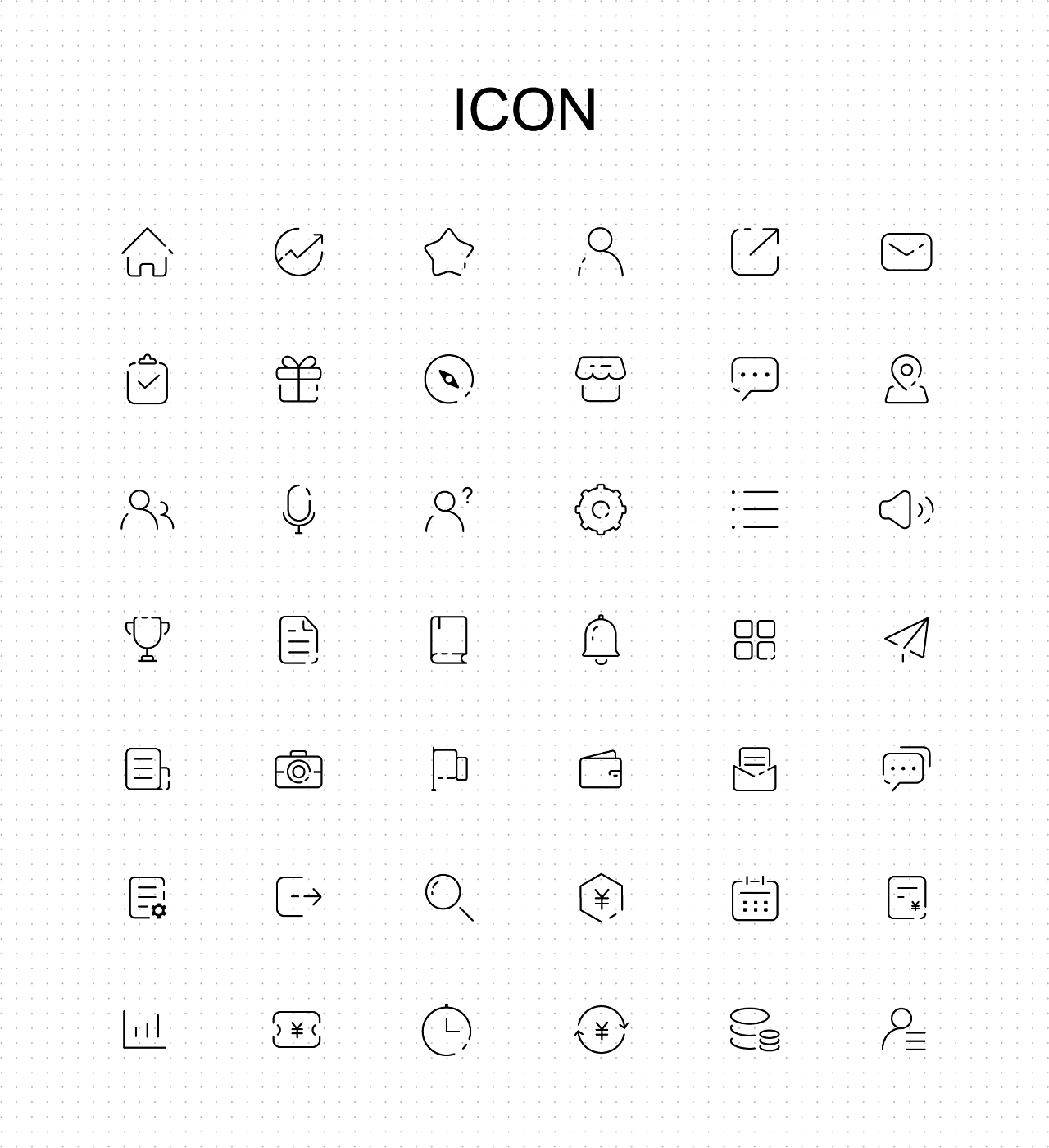 线性icon
