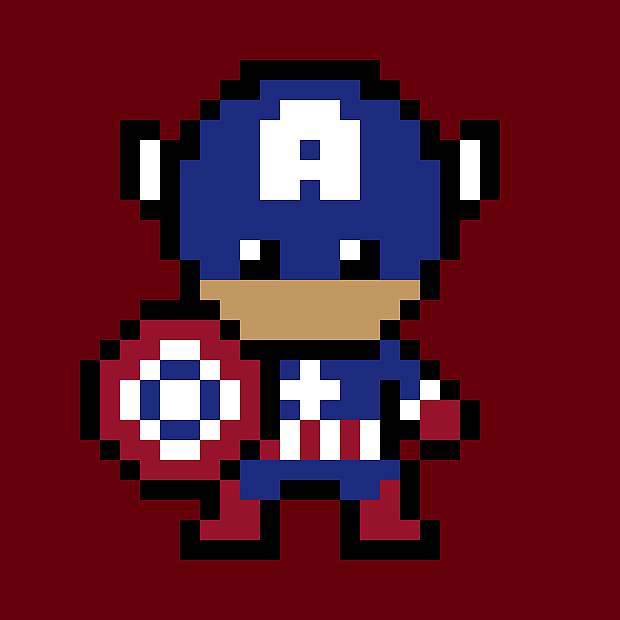 漫威超级英雄像素风