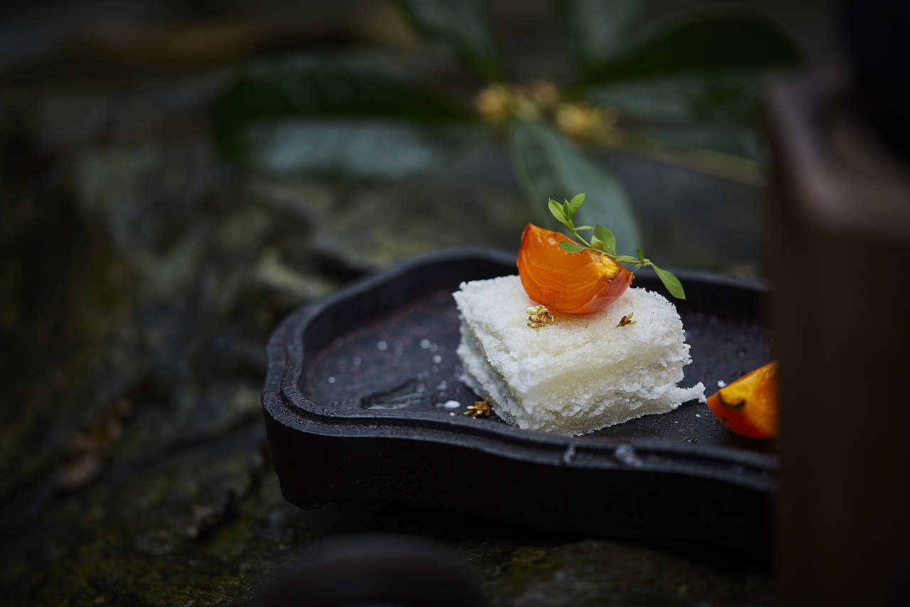 四季食花｜桂。广寒糕