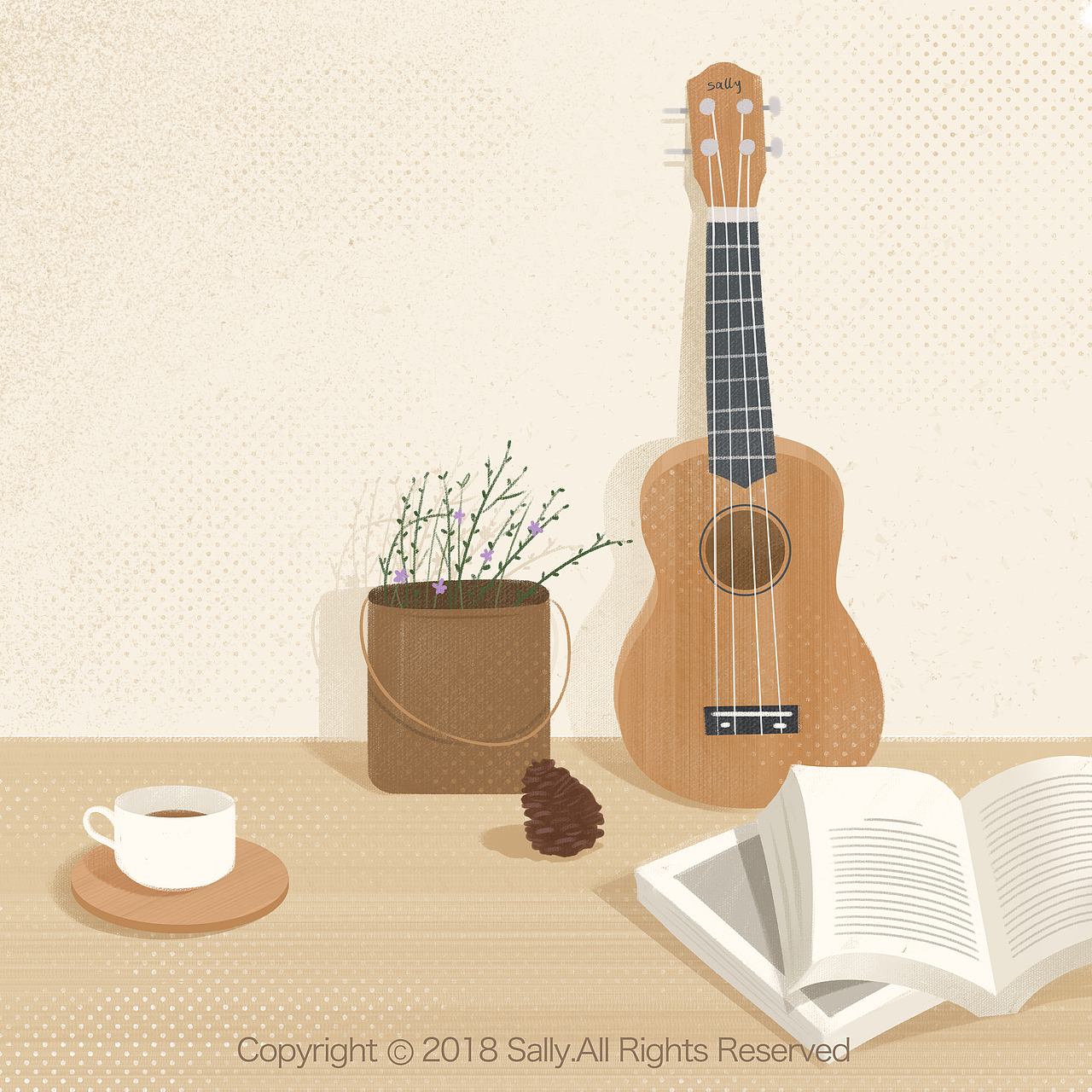 生活日记本（图ZMTE5MzA4MTc2） - 商业插画 - 站酷设计师Sally关原创素材 - 站酷ZCOOL