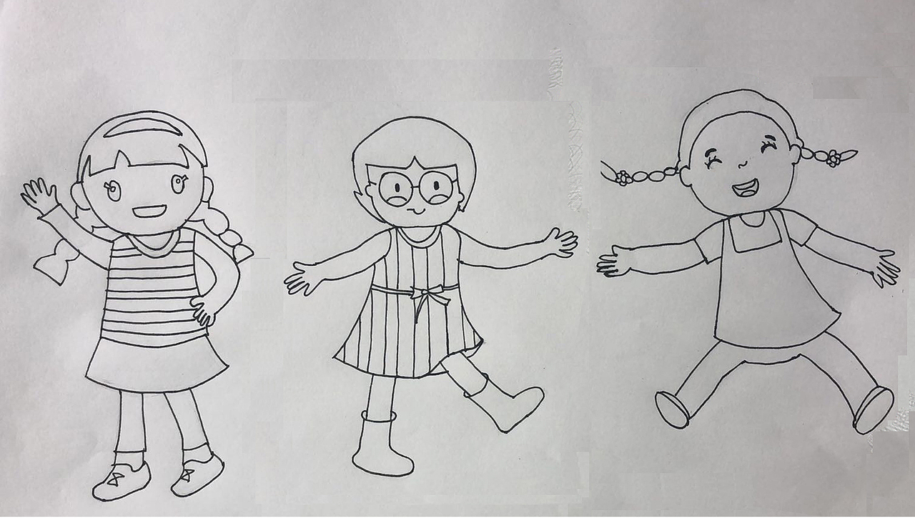 快乐体操人物图形原创手绘马克笔AI设计（图ZMTM2Mzk0MDU2） - 图案 - 站酷设计师一夫夫夫夫夫原创素材 - 站酷ZCOOL