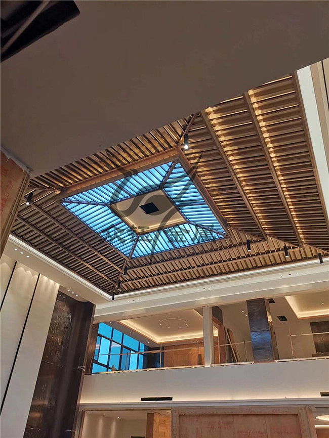 售楼部不锈钢天花员顶不锈钢圆形雕塑可来图订制