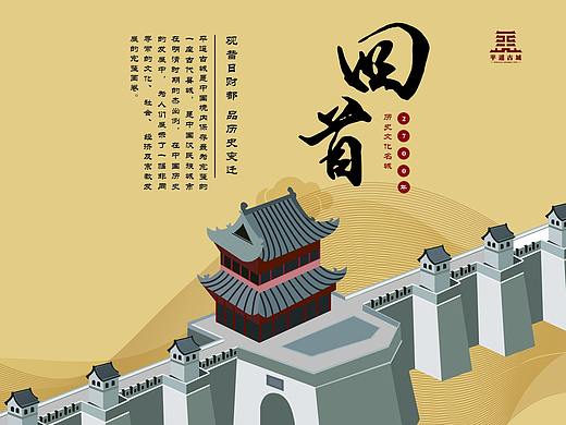 自绘平遥古城地图