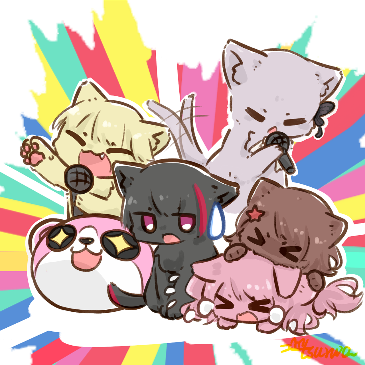 bangdream拟猫同人