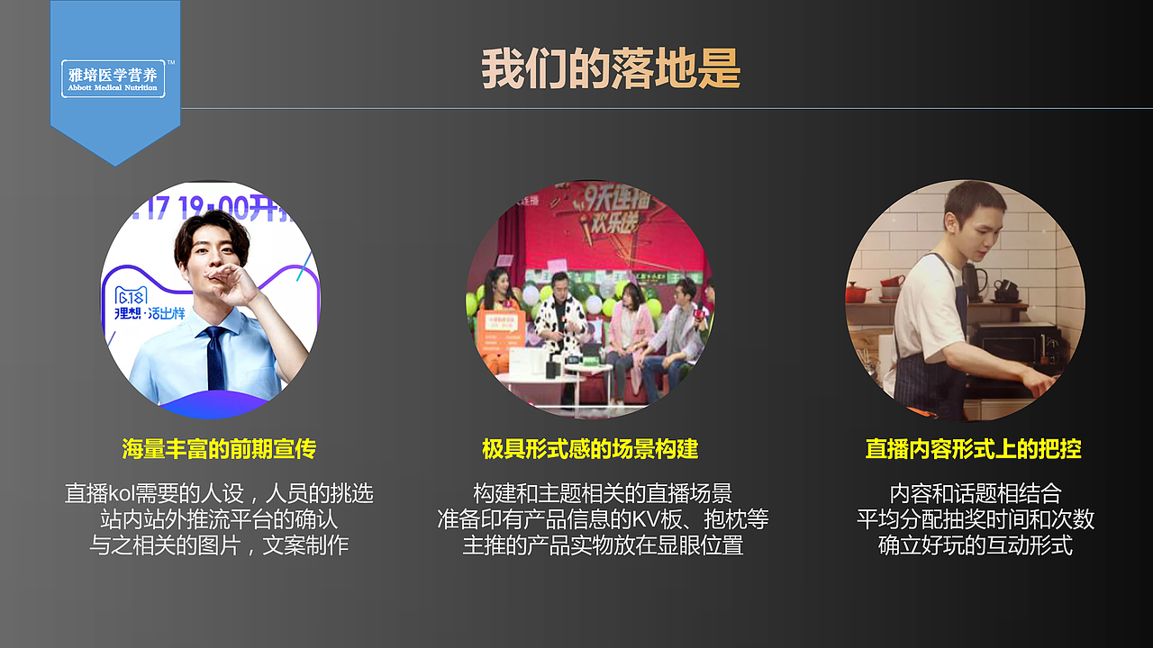 雅培直播方案框架