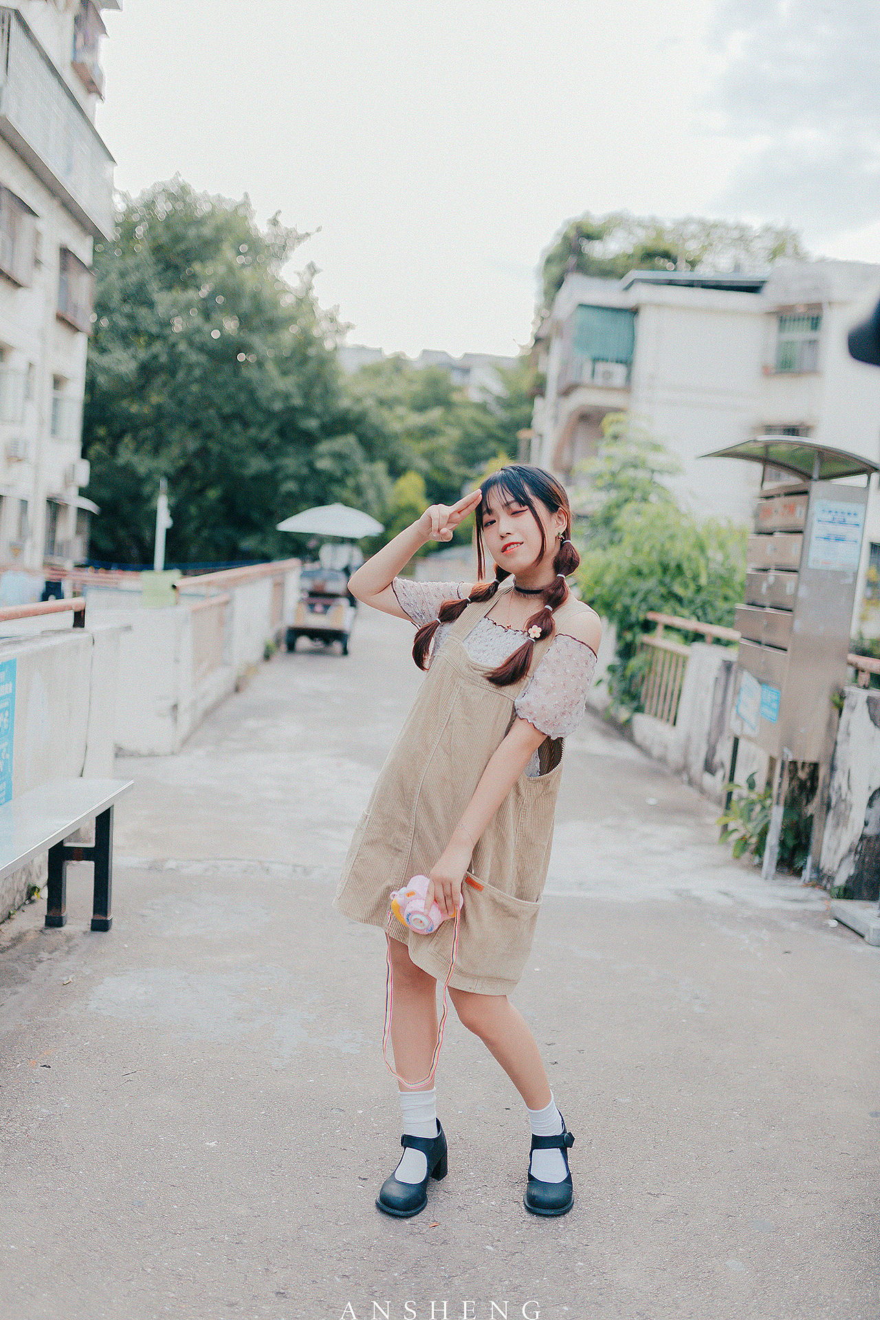 今天的可爱是来自青橙色的“wink”喔~（图ZMjE4NjY4NzMy） - 人像摄影 - 站酷设计师玩摄影的安生原创素材 - 站酷ZCOOL