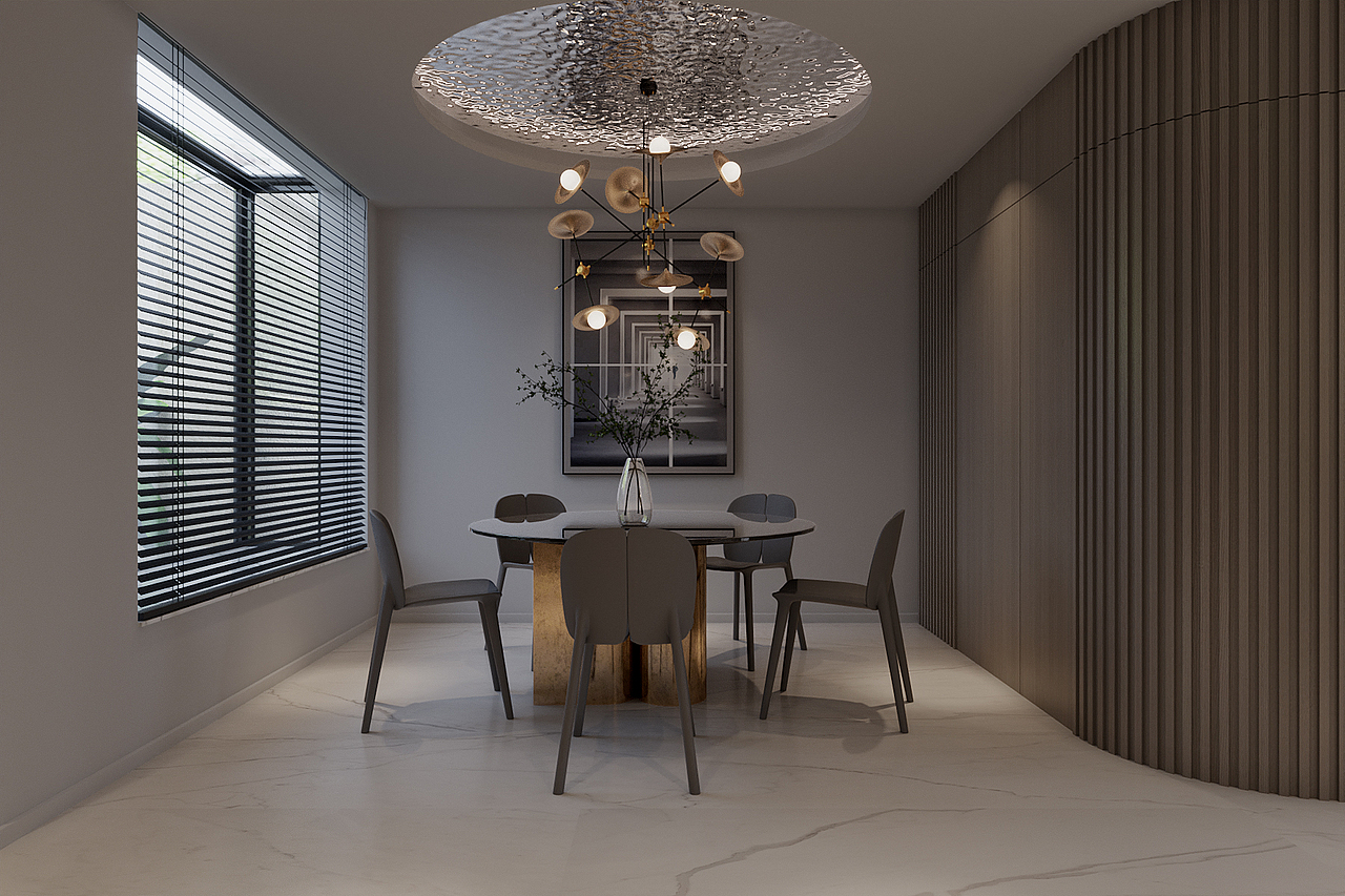 联排别墅|坐标启东|350平|轻奢（图ZMjkzOTIxNzY0） - 家装设计 - 站酷设计师壹山半空间设计原创素材 - 站酷ZCOOL