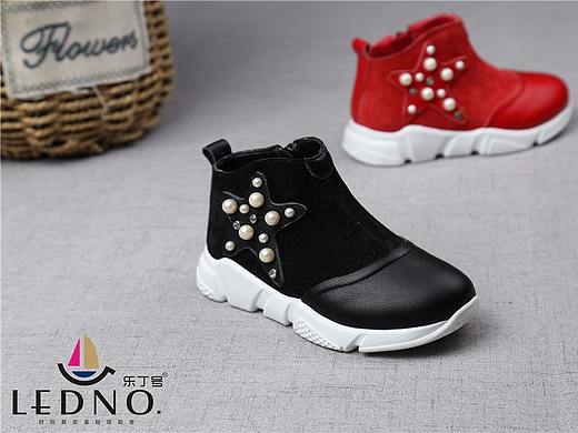 乐丁号真皮儿童鞋