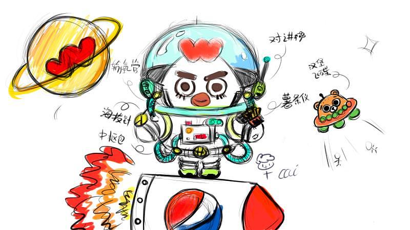 华莱士给小白鸡画新衣活动