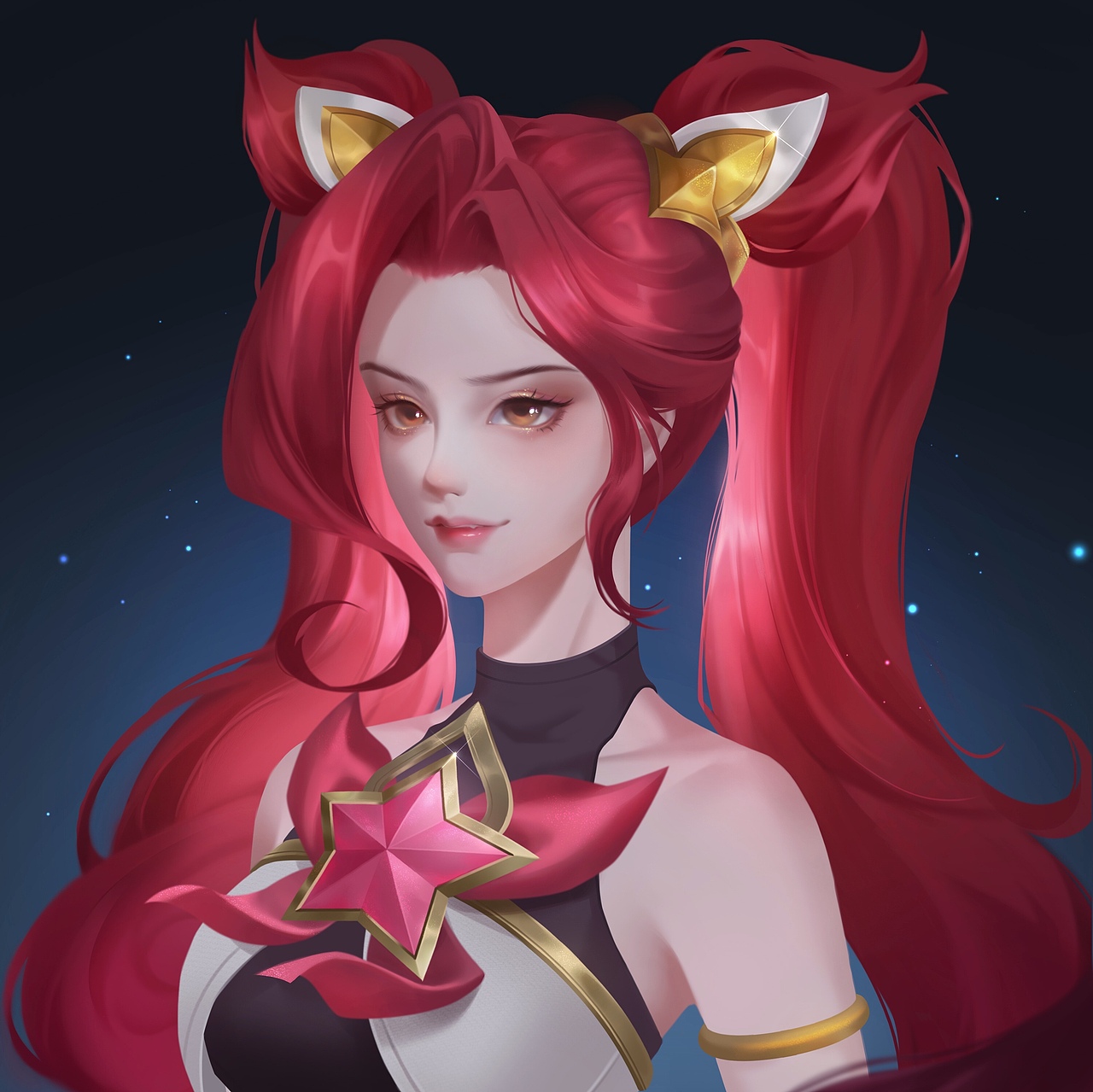 【头像练习】星之守护者金克丝