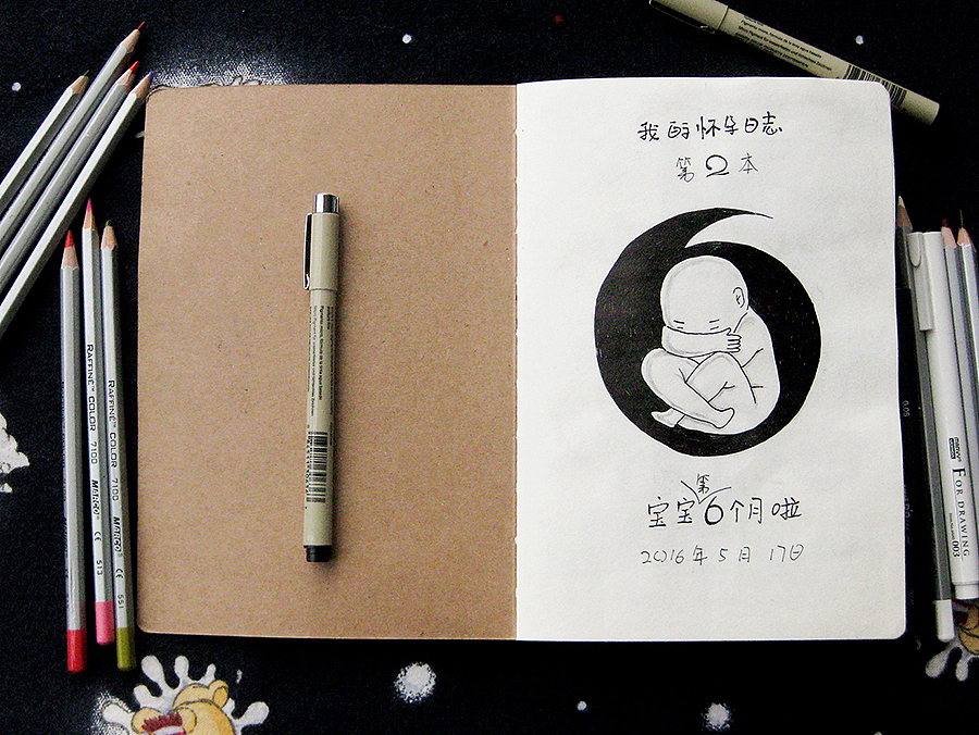 涂鸦小绘本—我的怀孕日志