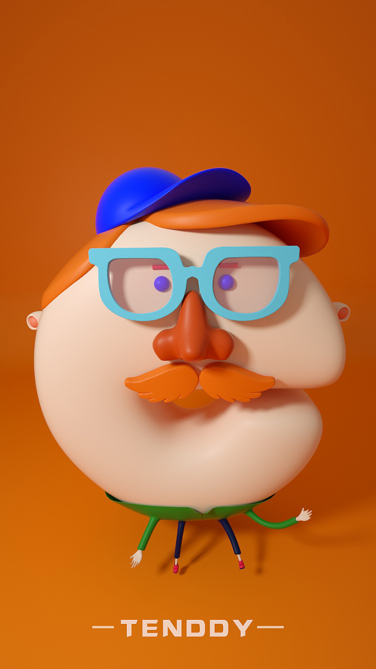 C4D卡通建模练习（图ZMTM1NjY4MzY0） - 其他三维 - 站酷设计师MiYuu鱼原创素材 - 站酷ZCOOL