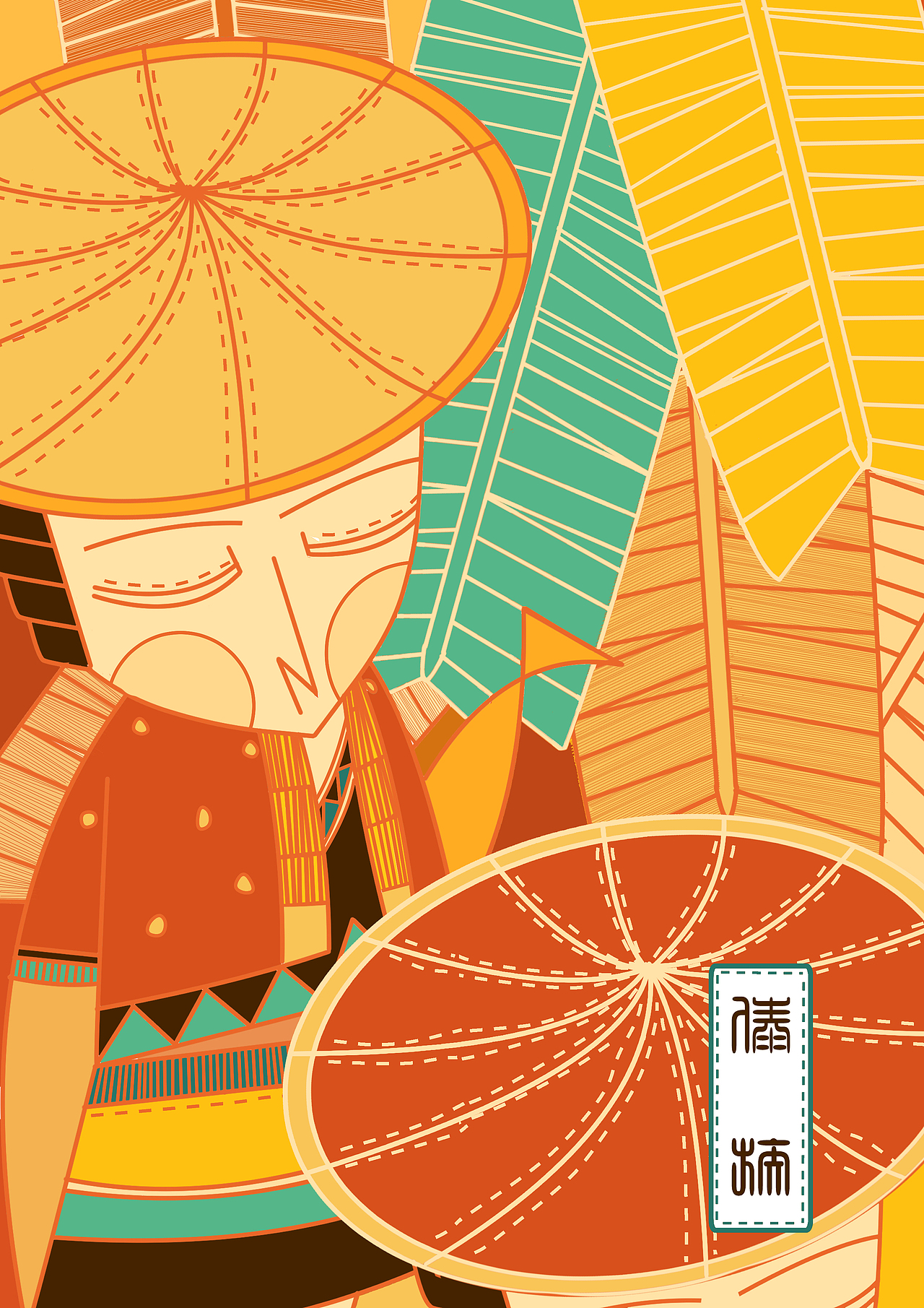 民族风|插画|创作习作|lbling_原创作品-站酷zcool