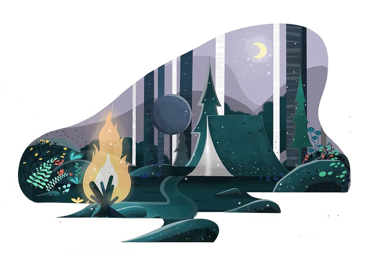 procreate插画练习