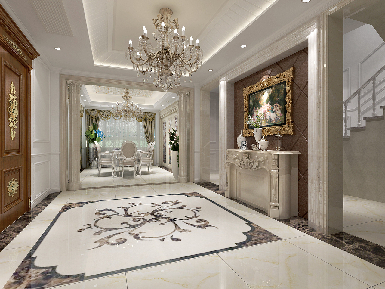 欧式风格客餐厅赏析