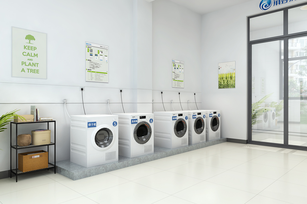 物联网共享洗衣机、24小时自助洗衣店设备投币式水洗设备-阿里巴巴