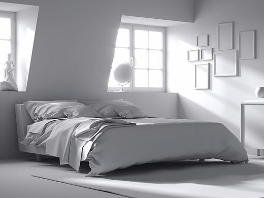 第二次C4D 室内家具背景学习制作
