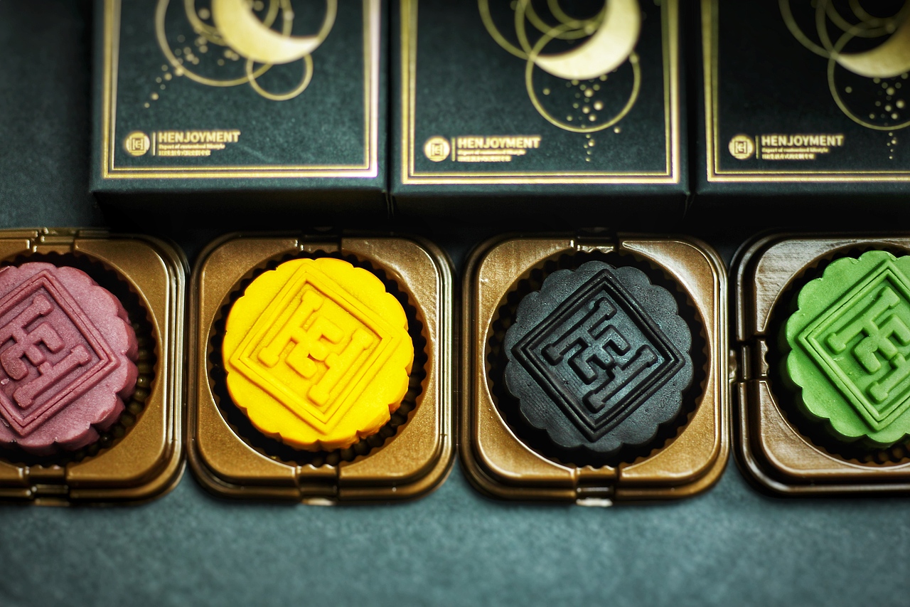 HENJOYMENT-中秋月饼设计（图ZMTI4MjAzMDYw） - 包装 - 站酷设计师DotNiners原创素材 - 站酷ZCOOL