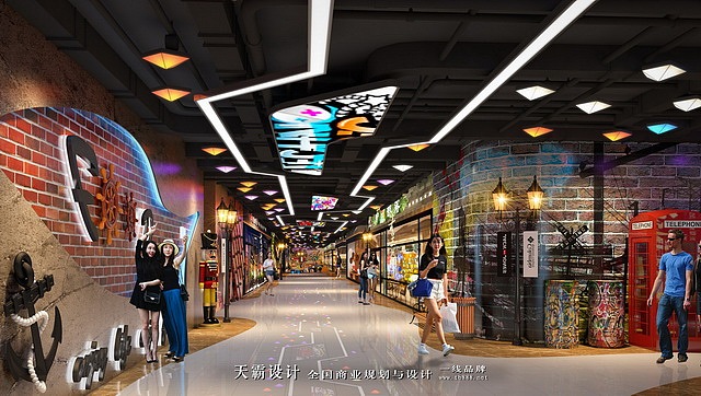 荆州商业街设计方案由广东天霸设计打造更融合美学商业（图ZMTMyOTkyMTU2） - 建筑设计 - 站酷设计师专业购物中心设计原创素材 - 站酷ZCOOL