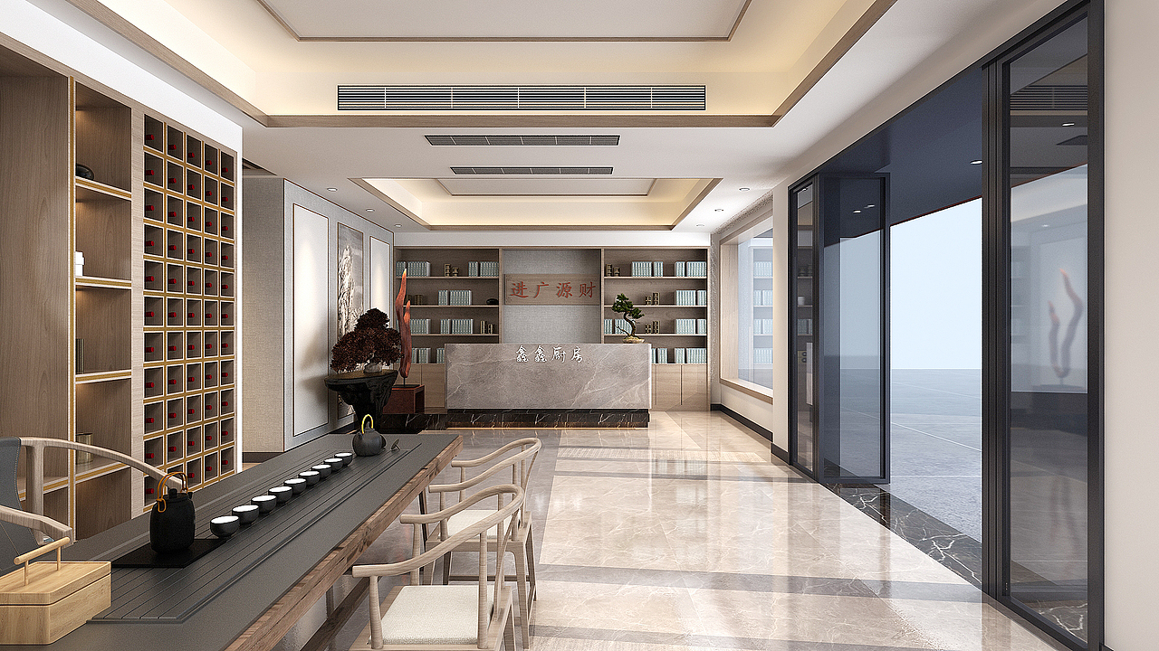 中式餐饮（图ZMTYyNDA0MTEy） - 家装设计 - 站酷设计师黄想白原创素材 - 站酷ZCOOL